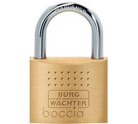 Burg Wächter – Cadenas à cylindre Boccia 450 50 mm – Laiton, anse 8 mm, 6 clés