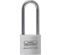 Burg Wächter 36041 Cadenas 29.70 mm fermeture différente aluminium avec serrure à clé