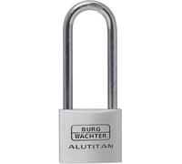 Burg Wächter 36081 Cadenas 40.00 mm fermeture différente aluminium avec serrure à clé