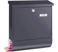 Burg Wächter 38210 VARIO 8672 ANT Boîte aux lettres Tôle d'acier anthracite avec serrure à clé