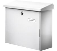 Burg Wächter 4120 COMFORT 913 W Boîte aux lettres Tôle dacier blanc avec serrure à clé