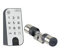 Burg Wächter Cylindre électronique secuENTRY easy 7602 avec clavier secuENTRY Fingerprint