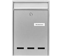 Burg Wächter 61020 POCKET 5871 SI Boîte aux lettres acier argent avec serrure à clé