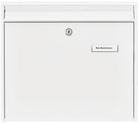 Burg Wächter 61120 MAIL 5877 W Boîte aux lettres acier blanc avec serrure à clé