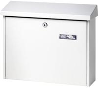 Burg Wächter 61150 JOURNAL 5867 W Boîte aux lettres Tôle dacier blanc avec serrure à clé