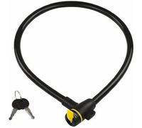 Burg-Wächter Antivol Vélo Avec ble Antivol 560 90 Avec Support, En Acier, Longueur 90 cm, Ø 15 mm, Couleurs Assorties