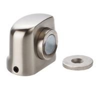 BURG-WÄCHTER Butoir de porte magnétique au sol TBM 2430 aspect inox brossé
