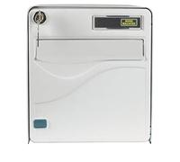 BURG-WÄCHTER Boîte aux Lettres Agréée La Poste, 1 Porte, 525 BL BALtic, Blanc, en Acier Galvanisé, Avec Porte à Ouverture Totale et Stop-Courrier (Porte bloquée à 120°)