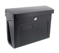 BURG-WÄCHTER, Boîte aux Lettres avec Boîte à journal et Porte-étiquette, Fente au Format A4, Norme Européenne EN 13724, 2 Clés Incluses, Plastique de Haute Qualité, Fehmarn 3888 ANT, Anthracite