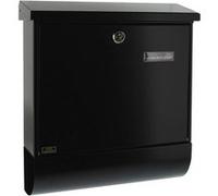Burg Wächter 31460 VARIO 8672 S Boîte aux lettres Tôle d'acier noir avec serrure à clé