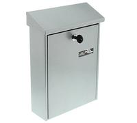 BURG-WÄCHTER, Boîte aux Lettres avec Protection contre la Pluie, Daily 5861 Si, Format de Fente: DIN B5, Acier Galvanisé, Argenté