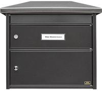 Burg Wächter boîte aux lettres métal galvanisé l x h x p 455/411/324 mm Europe anthracite