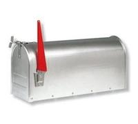 BURG-WÄCHTER Boîte aux lettres US US-Box 892 ALU – Aluminium, fanion pivotant, sans plaque
