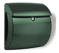 Burg Wächter Boîte aux lettres murale postale avec serrure de sécurité Plastique Vert G