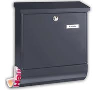 BURG-WÄCHTER Boîte aux lettres Set Vario 86720 ANT Acier Anthracite