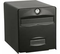 BURG-WÄCHTER Boîte aux lettres standard fr acier galvanisé avec porte fr ouverture totale, arrêt du courrier fr, 2 portes, BALthazar, 509 NO