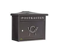 BURG-WÄCHTER, Boîte aux Lettres Sylt 1883 avec Toit, Design Classique Décoratif, en Acier Galvanisé, Couleur : fer