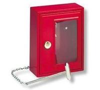 Burg Wächter – boîte d'urgence 6161 avec marteau – 167 x 130 x 64 mm – rouge