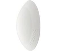 Burg Wächter – Butoir de porte TPF 2050 Duo - Lot de 2 autoadhésifs plastique Ø 50 mm Blanc