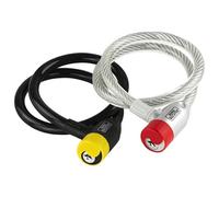 BURG-WÄCHTER, Câble Antivol avec Clé à éclairage LED, Verrouillage automatique sans Clé, Longueur: 65 cm, 340 65 L