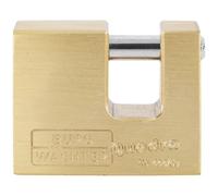 Burg Wächter Cadenas 444 50 SB Quadra – anse rotative, 7 mm, laiton massif