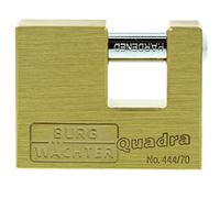 Burg Wächter Cadenas 444 70 SB Quadra – Anse rotative 12 mm – Laiton massif