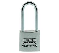 BURG-WÄCHTER, Cadenas à Anse Haute, Lot de 2 Pièces, 3,5 mm d'Epaisseur de Anse, 4 Clés, DUO 770 20 26