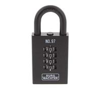 BURG-WÄCHTER, Cadenas à Code, en Fonte, Numero 97 50 SB, Noir
