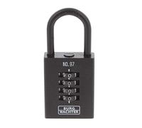 BURG-WÄCHTER, Cadenas à Code, Numero 97 40 SB, en Fonte, Noir