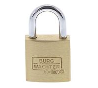 BURG-WÄCHTER, Cadenas à Cylindre 222 20 SB C-Line, Anse de 3,5 mm de Diamètre, Protection contre l'Ouverture par Coupe-Boulons et Perçage, 2 Clés