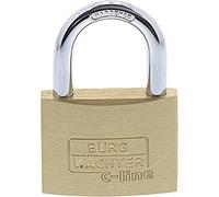 Burg Wächter 3021 Cadenas 50.00 mm fermeture différente laiton avec serrure à clé