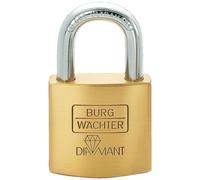 Burg Wächter Cadenas 17601 – 40 mm, laiton, fermeture différente, serrure à clé
