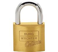 Burg-Wächter Cadenas à cylindre C-Line 222 Largeur 25mm Épaisseur de l'anse 4mm Laiton - 222/25