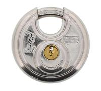 BURG-WÄCHTER, Cadenas Rond, 8 mm d'Epaisseur de Anse, Protection Anti-Pincement, 2 Clés, Disque 22 Ni 60 SB