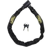 BURG-WÄCHTER, Chaîne Carrée Antivol à Clés, 90 cm, 2 Clés incluses, 580 90 BLACK, Noir