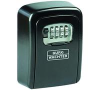 BURG-WÄCHTER Coffre-fort à clés avec code 4 chiffres pour un usage intérieur ou extérieur, Sécurisé, Grand format, Montage mural, Key Safe 40 SB, Noir