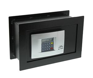 BURG-WÄCHTER Coffre-fort mural avec serrure à code électronique, Point-Safe, Encastrable, pour montage mural, 4,5 l, 9,4 kg, PW 2 E, Noir