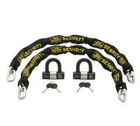 Burg-Wächter Duo Kit Sold Secure Diamond & Gold Chaîne à clés identiques 10 mm Noir 1 m