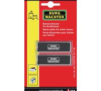 Burg Wächter fenêtre de nom de rechange boîte aux lettres 74x22mm 2 pcs
