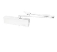 BURG-WÄCHTER Ferme-porte pour portes intérieures à un vantail, utilisable des deux côtés, hydraulique, variable, largeur de porte jusqu'à 125 cm, poids de la porte jusqu'à 100 kg, TS 2500 W, blanc