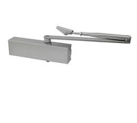 BURG-WÄCHTER Ferme-porte pour portes intérieures à un vantail, utilisable des deux côtés, hydraulique, variable, largeur de porte jusqu'à 125 cm, poids de la porte jusqu'à 100 kg, TS 2500 SI, argenté