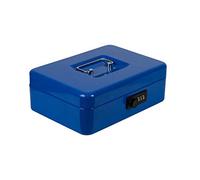 BURG-WÄCHTER Caissette à monnaie Money Code 5025 – serrure à code, insert pour pièces, acier – Bleu