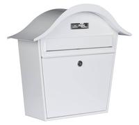 Burg Wächter HOLIDAY 5842 W Boîte aux lettres Tôle d'acier blanc avec serrure à