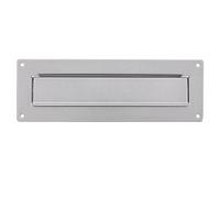 Burg Wächter 32480 PORTA 796 SI Clapet pour boîte aux lettres aluminium, Tôle d'acier argent