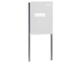 BURG-WÄCHTER, Poteaux de Fixation pour Boîte à Colis eBoxx, 2 Poteaux, ParcelLock-System, Universal 150 eBoxx Ni, Argent