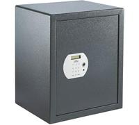 Burgwächter Coffre-fort avec serrure à combinaison et empreinte digitale - Coffre-fort pour meubles Pure Safe PS140 E FP - Mini coffre-fort pour fixation murale ou au sol, acier anthracite