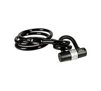 Burg Wächter 750 150 + 1480 Antivol à câble spiralé noir fermeture à clé