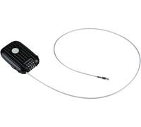 Burg Wächter Snap+Lock 715/90 SB Câble antivol noir fermeture à combinaison