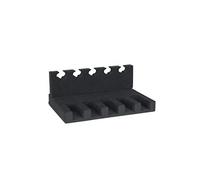 BURG-WÄCHTER Support d’armes de poing pour coffre-fort, Râtelier d’armes pour 5 armes de poing, Mousse ferme, KWH 5, Noir