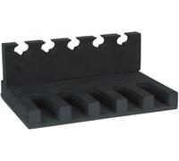 BURG-WÄCHTER Support d’armes de poing pour coffre-fort, Râtelier d’armes pour 5 armes de poing, Mousse ferme, KWH 5, Noir